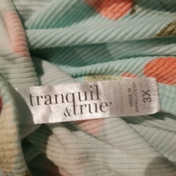 Floral Tank Top and Shorts Set sz3X - Picture 6 of 6